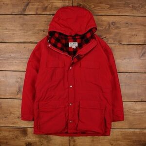 L.L. Bean Men's Baxter State Parka Bold Red Large